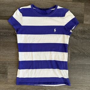 Ralph Lauren Sport vintage y2k striped shirt top